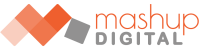 Mashup digital logo